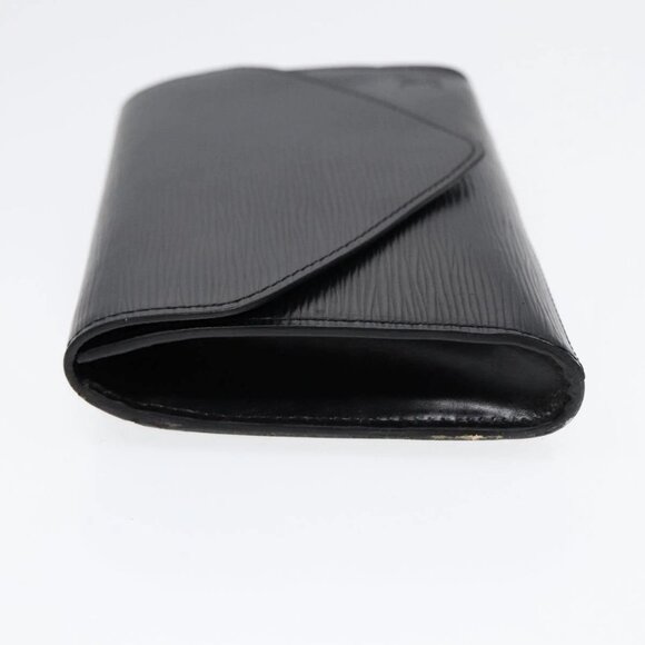LOUIS VUITTON Epi Art Deco Clutch Bag Black M52632 LV Auth 88337 - Picture 6 of 16